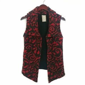 Anthropologie Dolan Lightcatcher Vest Red Black XS